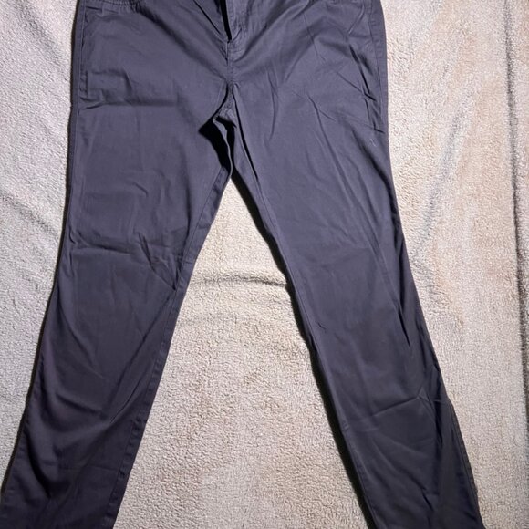 New York & Company Women‎ 12 Avg Brown Low Raise Button Zip Legging Pants (L) - Picture 1 of 7